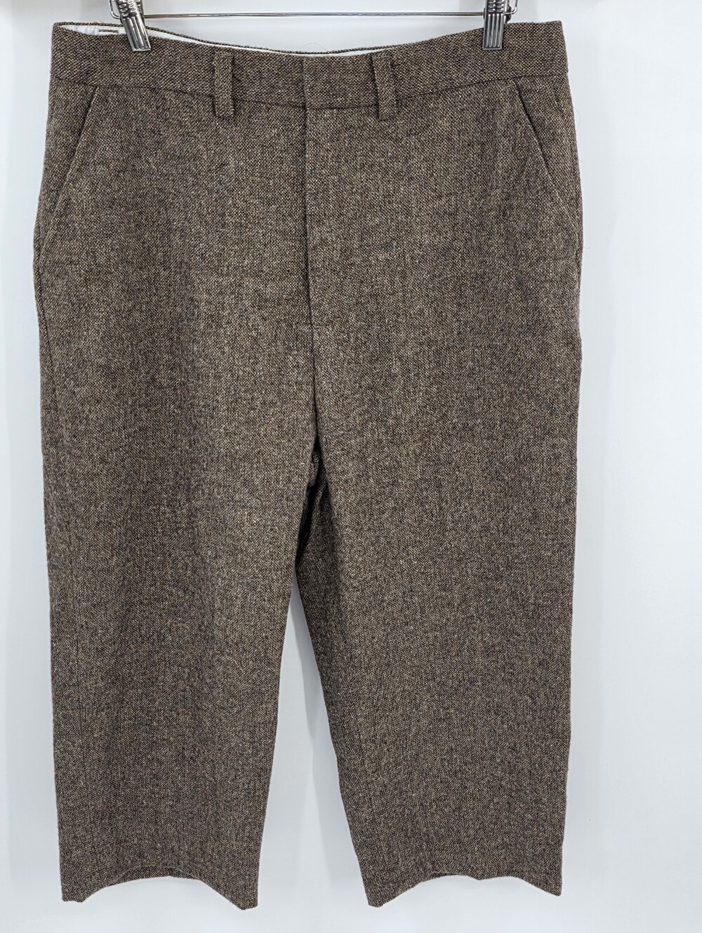 Elwood Wool Blend Brown Trouser Pants Size 32 Men's